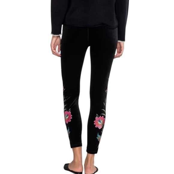 Johnny Was -  NWT Sidonia Velvet Stretch Leggings Sz XS - Picture 3 of 11